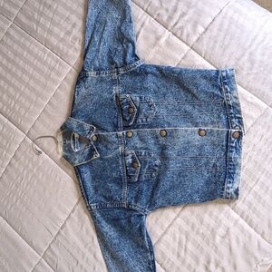 Vtg. 90s Child's Denim Jacket